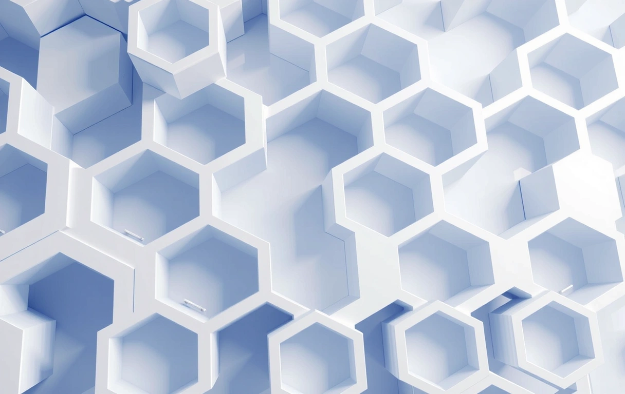 Abstract geometric representation of data structures